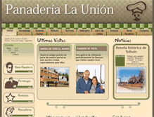 Tablet Screenshot of panaderialaunion.com